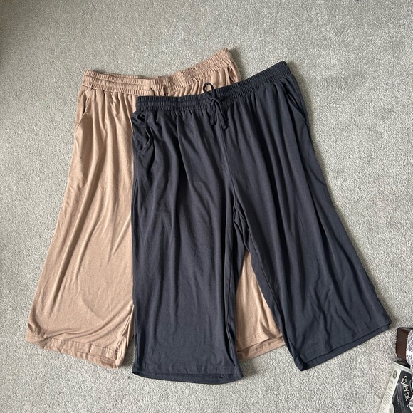 Pants - [SET OF 2] Athletic Works XXL Black Lounge Shorts | Plus Size 18-20